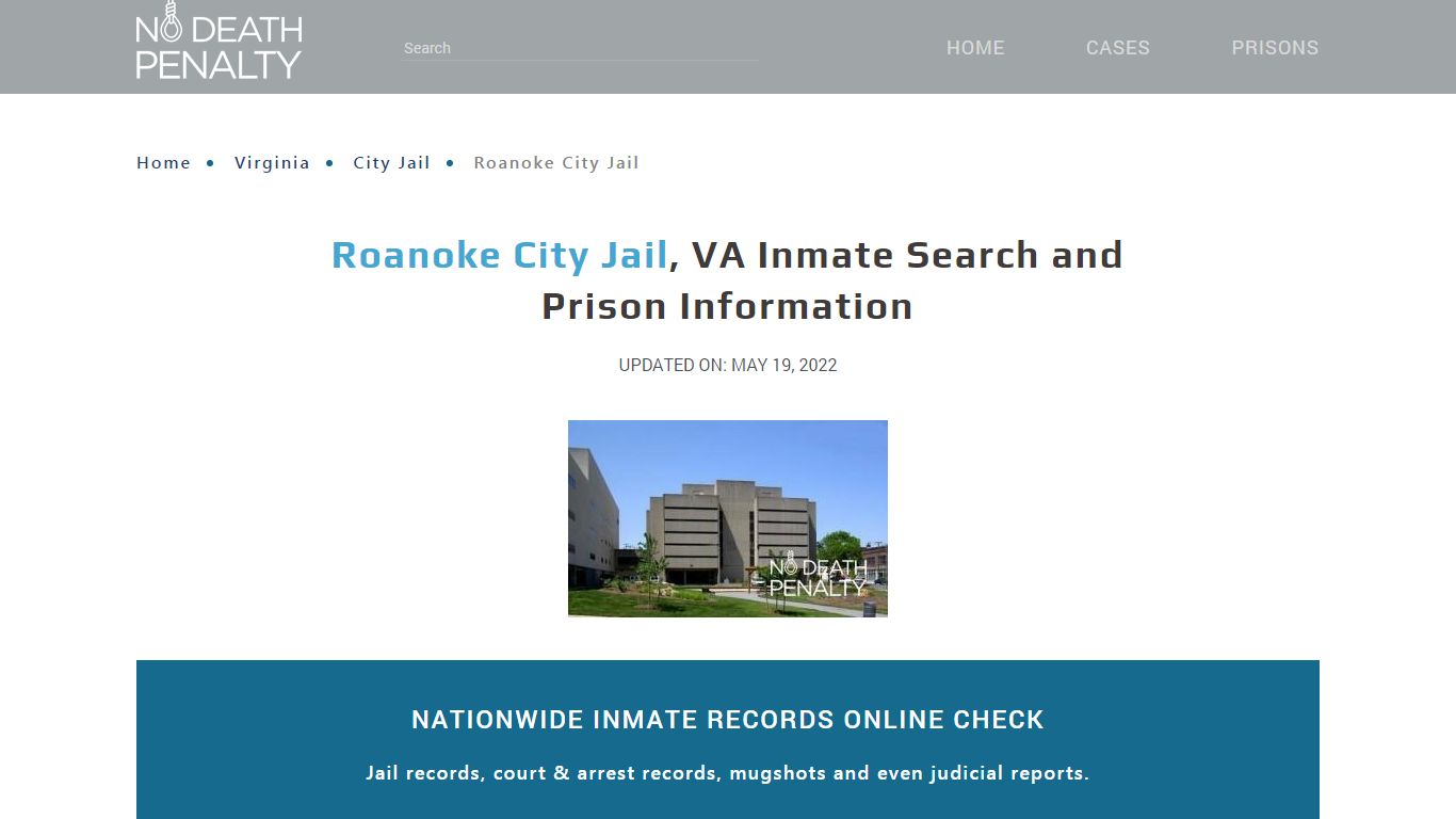 Roanoke City Jail, VA Inmate Search, Visitation, Phone no ...